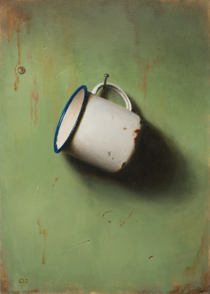 Old Cup, 2016, Oil on wood, 40x30cm
