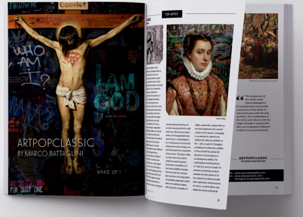 MARCO BATTAGLINI | ARTPOPCLASSIC. Gold List Award Artist. Art Market Magazine