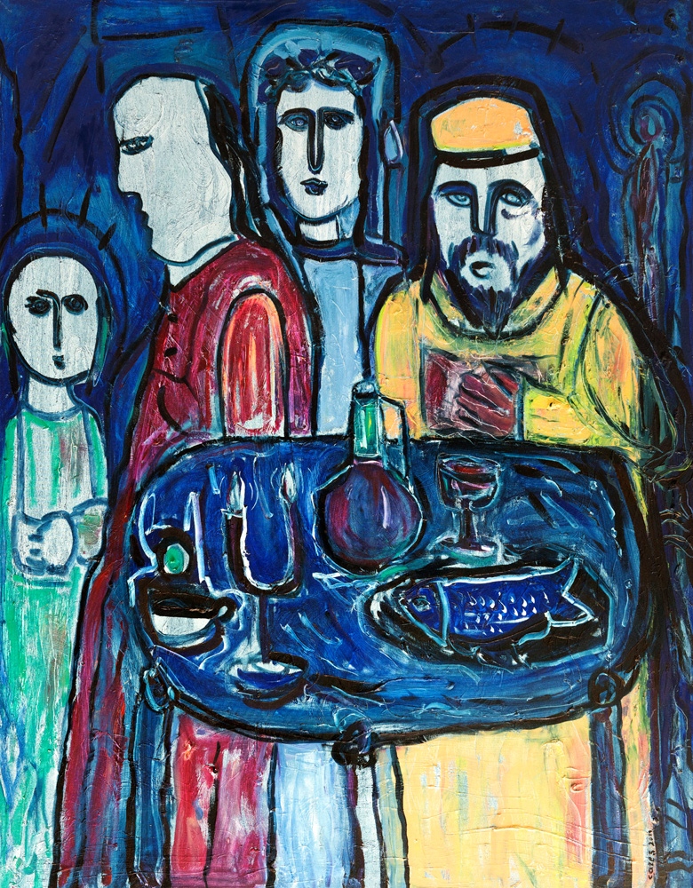 Uriel Cazes. Shabat Hamalka - 2011 - 113x146 cm, Oil on canvas