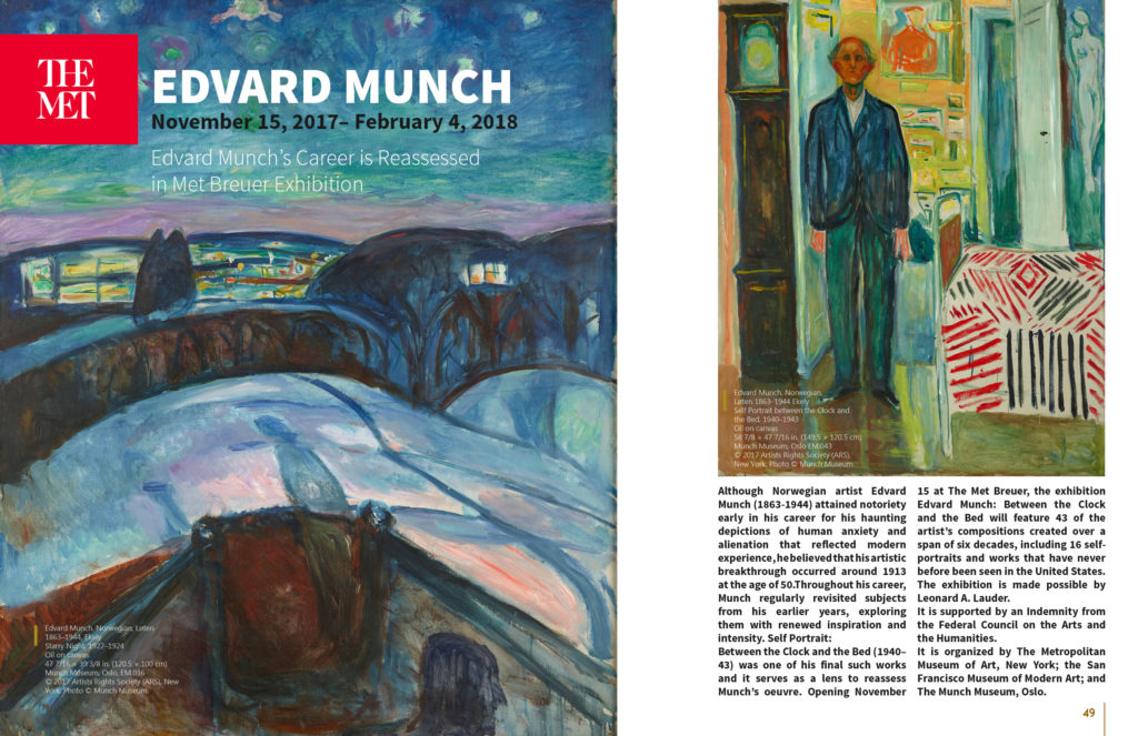 EDVARD MUNCH at the MET Exhibition Coverage