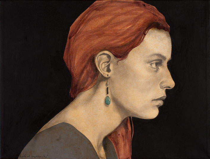 profilo di ragazza 80x60 2008