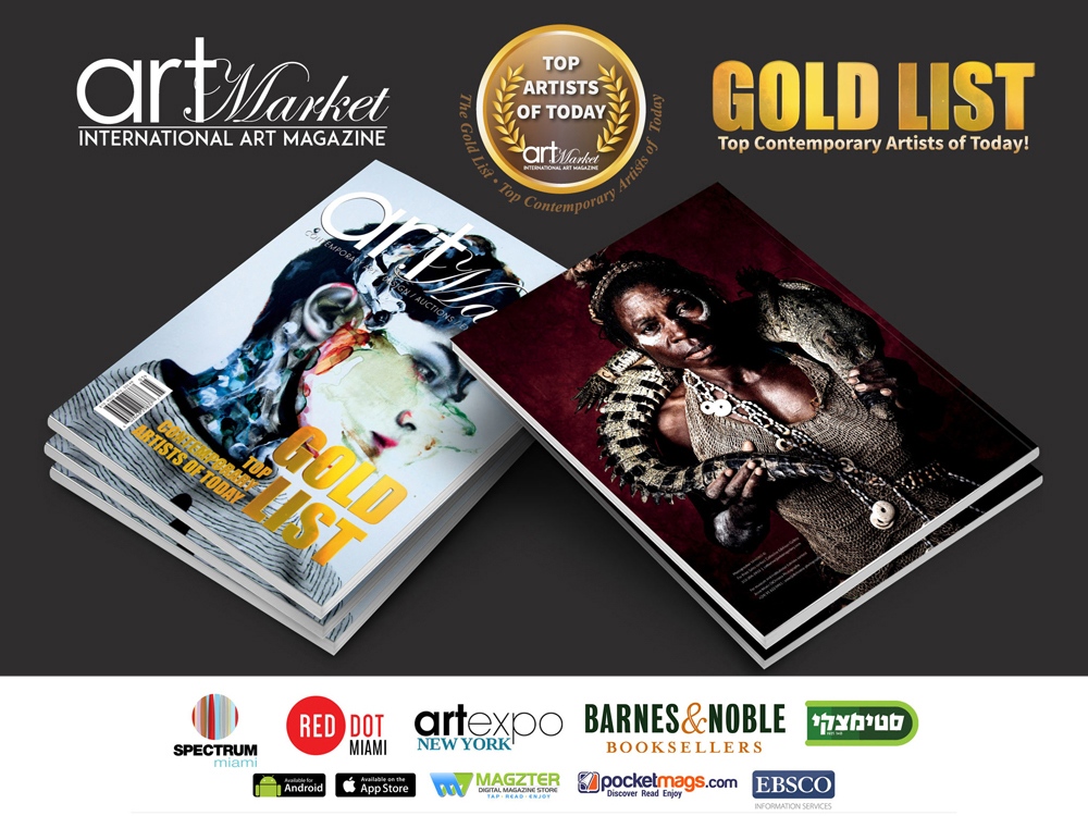 The Gold List Special Edition by Art Market Magazine Featuring Top Contemporary Artists and Fine Art Photographers of Today !
