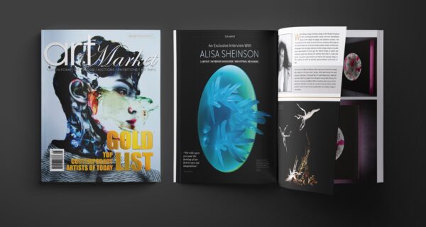 Alisa Sheinson Exclusive Interview on Art Market Magazine GOLD LIST Special Edition.