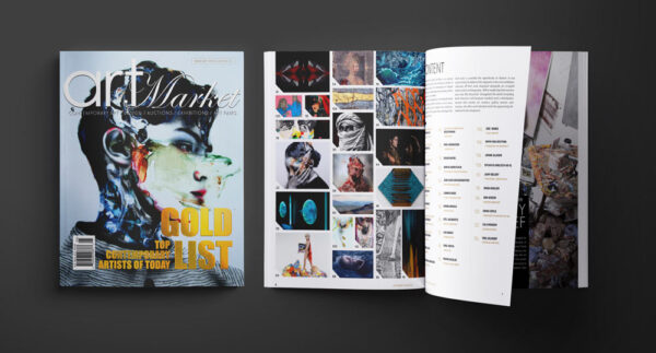 Gold List Magazine by Art Market Magazine Featuring Top Contemporary Artists of Today