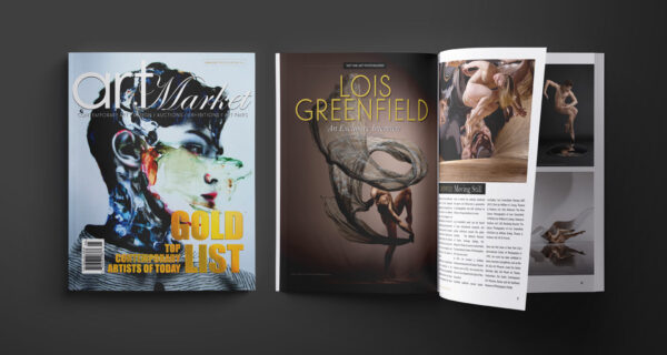 Lois-Greenfiled on the GOLD LIST Magazine by Art Market Magazine