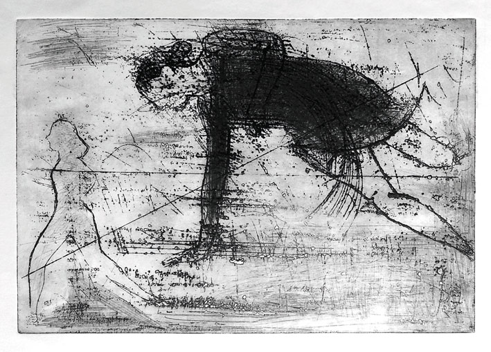 HAVA ZILBERSHTEIN © All rights reserved.
Untitled #203. Etching. 25x18 cm. 2015