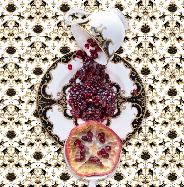 Marchesa Baroque Night with Pomegranate. 2019 Archival Pigment Print. 51 X 76 cm / 36 x 53 cm JP Terlizzi © All rights reserved