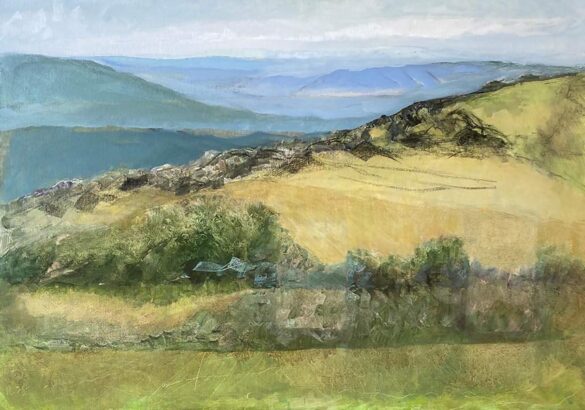 "Como Flash". 2020. Oil on canvas. 70 x 100 cm Dita Jacobovitz © All rights reserved