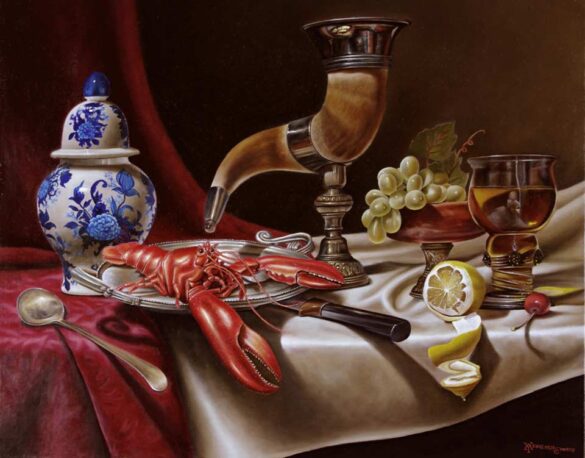 A MOMENTARY SPLENDOR. 2019. Oil. 51 x61 cm William Michael Yenkevich © All rights reserved.