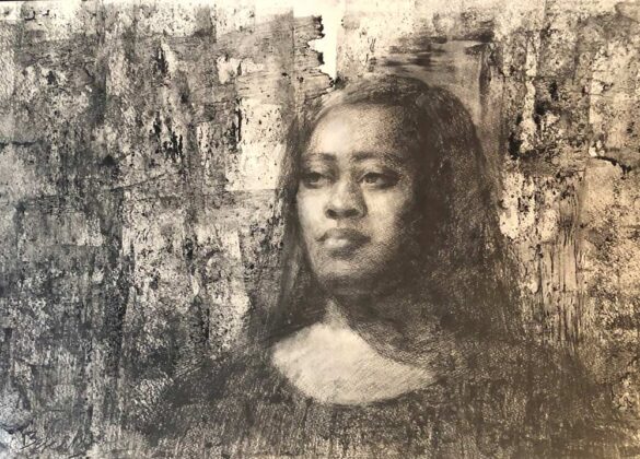 "Liberty and Justice for All." 2020 Graphite on paper. 18" x 24" Diana Belenky © All rights reserved.