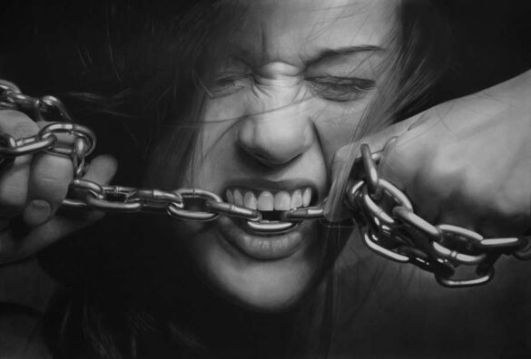 Breaking Point. (Based on a photo on Shutterstock) Graphite on paper. 50 x 60 cm. 2015 Irsan Gregoire © All rights reserved.