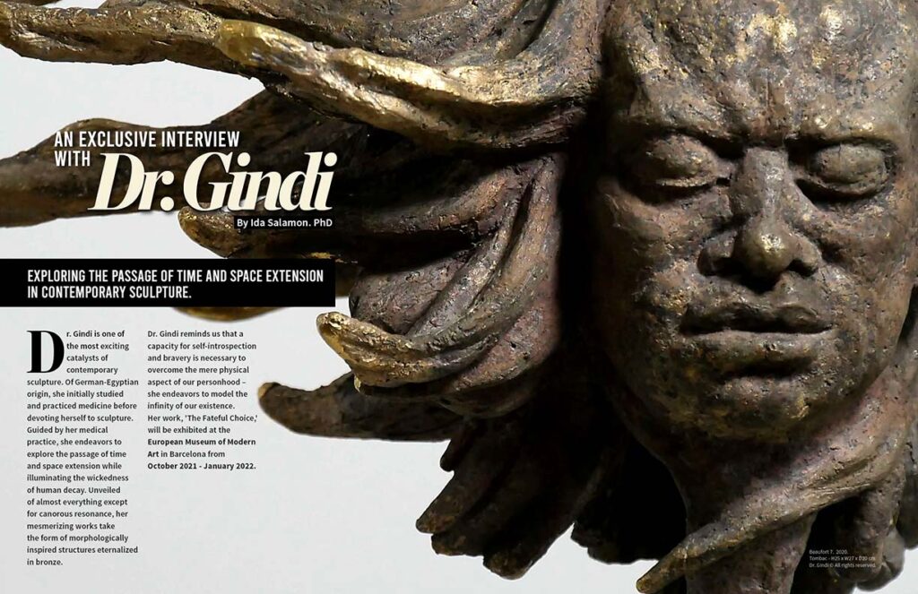   Dr. Gindi. An exclusive interview on Art Market Magazine © All rights reserved.  