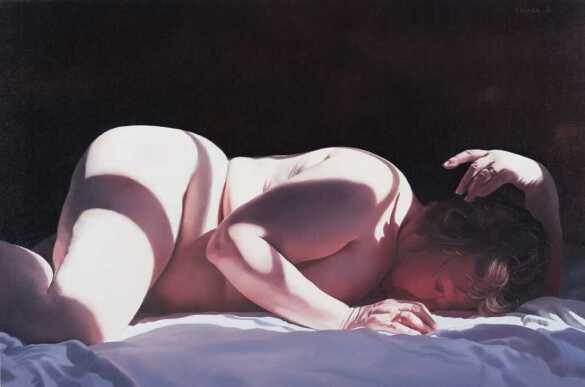 Boris Leifer . Morning. 2018. Oil on canvas. 77x114.5 cm.