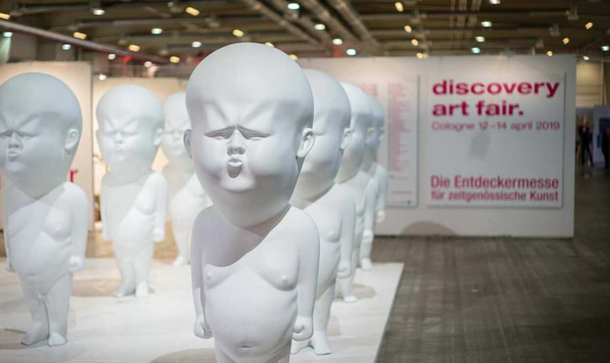Discovery Art Fair Cologne 2019. Installation by Viktor Freso presented by Art Campaign © Photo Stefan Maria Rother. All rights reserved.