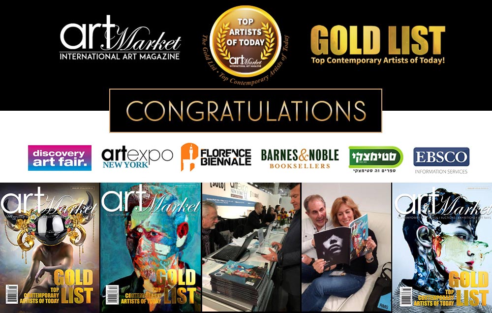 The Gold List by the International Art Market Magazine_Congratulations
