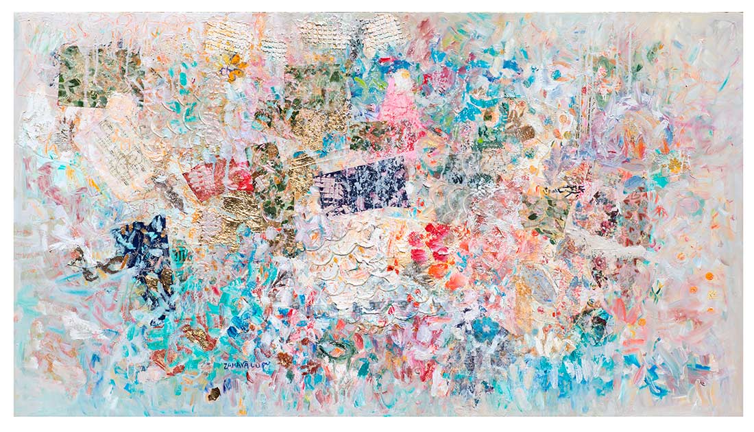 Symphony in White. 2020
Oil on canvas. 180x100 cm.