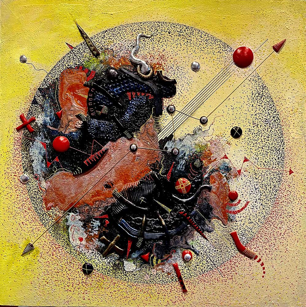 Infinite Grace. 2022. Mixed media on canvas. 24 x 24 in
Jun Gueco Cruz © All rights reserved
