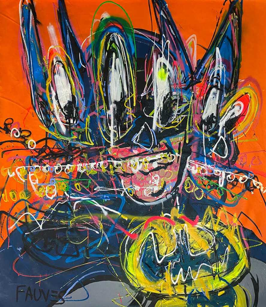 Phantombat, Acrylic on canvas, 170cm x 80cm
John Paul Fauves © All rights reserved