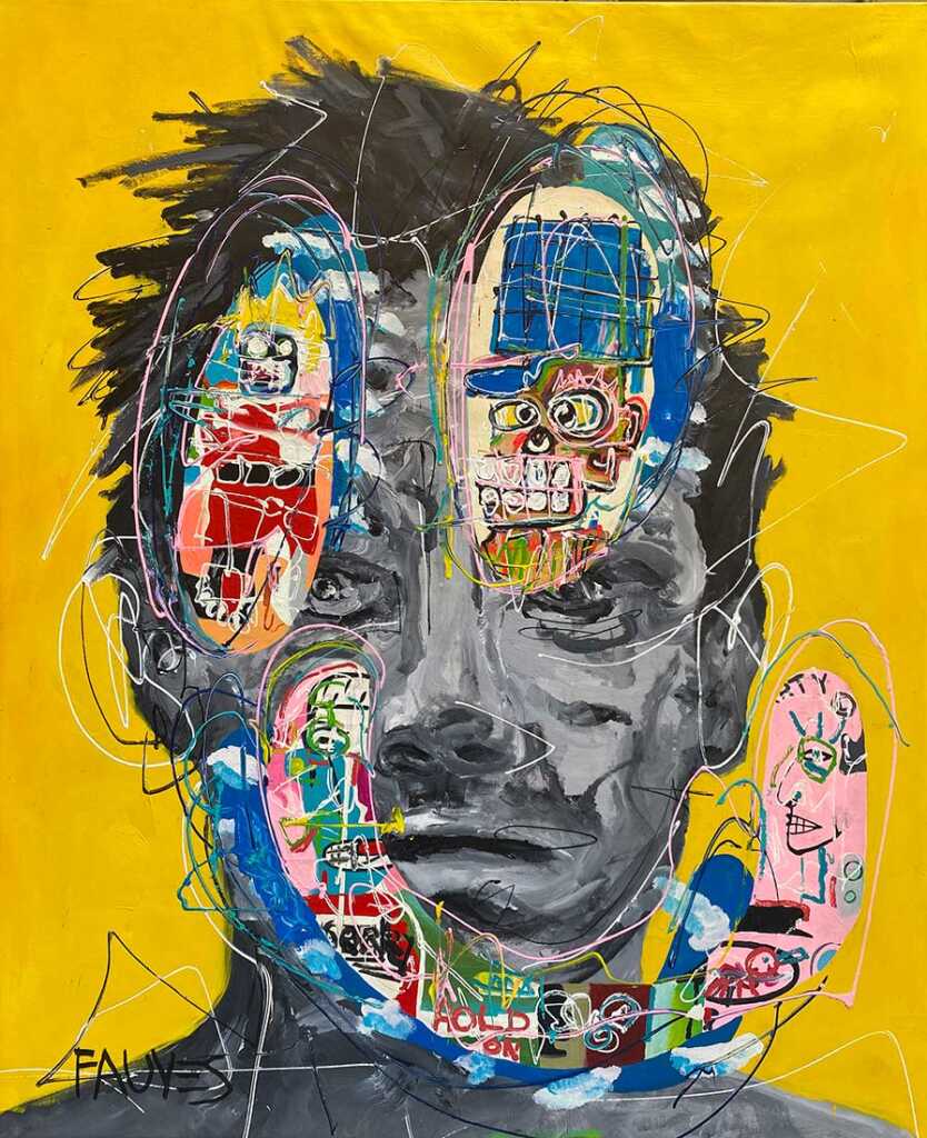 Portrait of the Soul
52” x 64”
Acrylic on Canvas
John Paul Fauves © All rights reserved