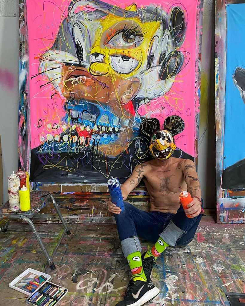 John Paul Fauves at the studio © All rights reserved