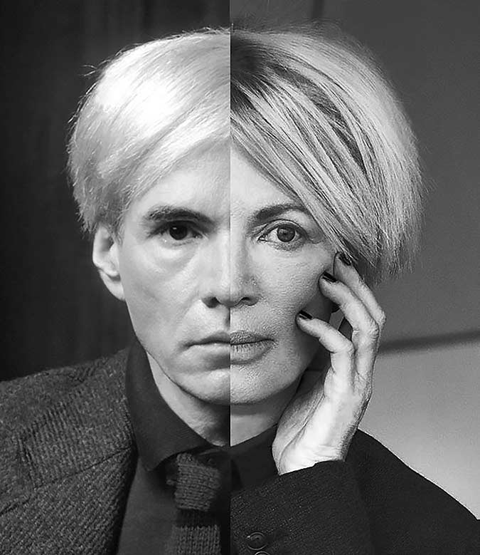 ANDY & KAREN
Media Manipulation with Original photograph of Warhol by Karen Bystedt 40 X 40 inch
Karen Bystedt © All rights reserved.
