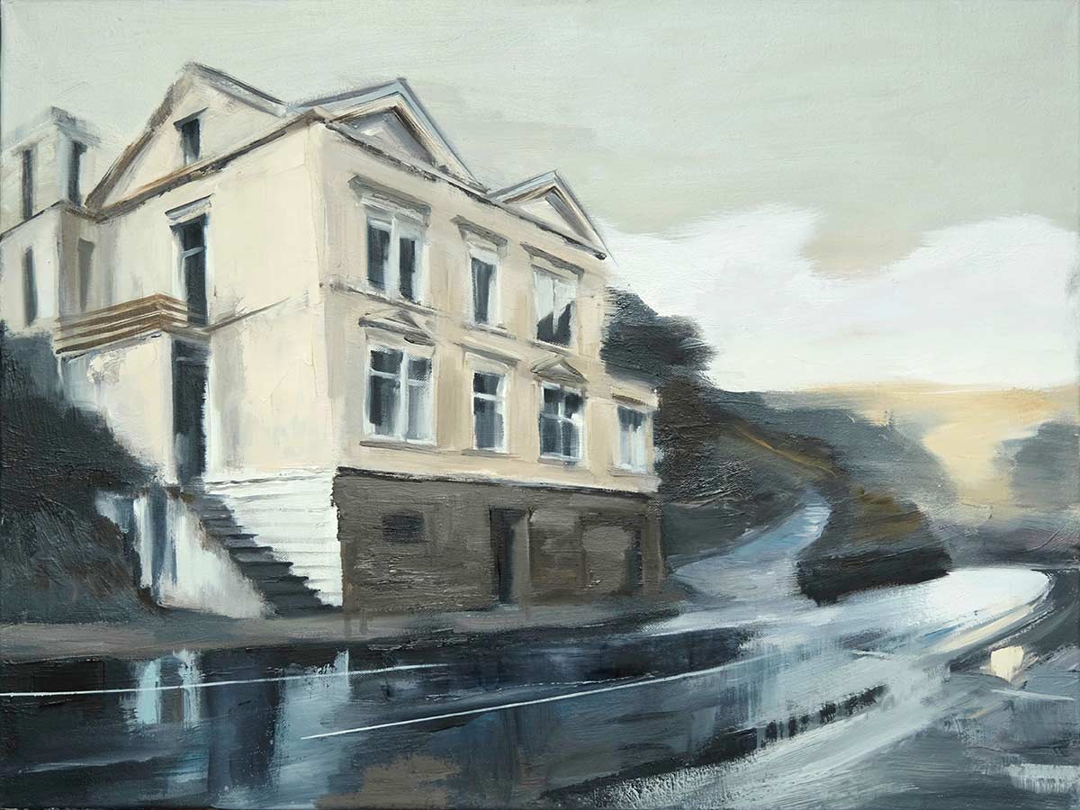 Lüdenscheider Street, 2020, 
Oil on Canvas, 60 x 80 cm
Carola Dewor © All rights reserved. 