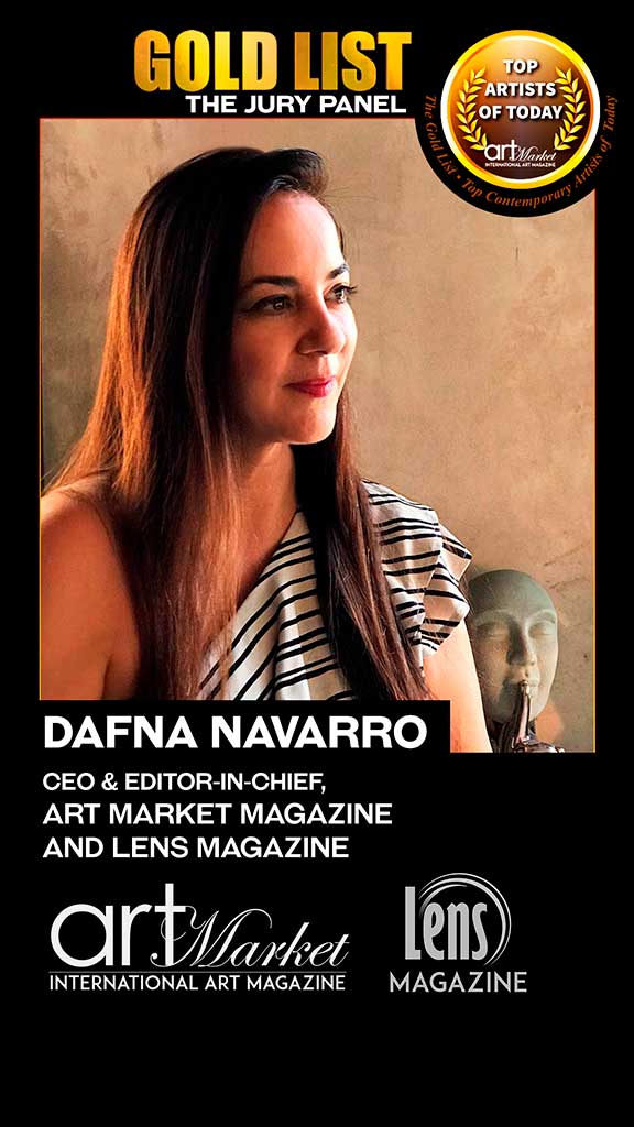 Dafna Navarro. On the Jury Panel of the Gold List Special Edition 2024, published by Art Market Magazine