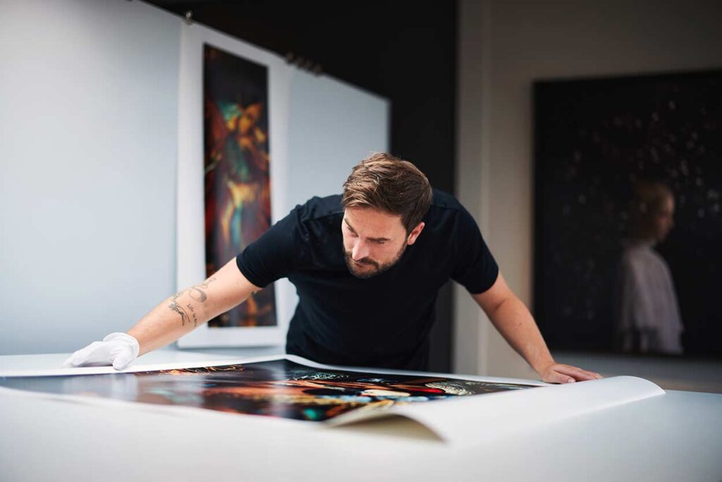 Marcel van Luit at the studio. ©