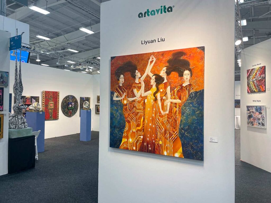 Artexpo NY Exhibition View. Redwood Art Group © All rights reserved. 