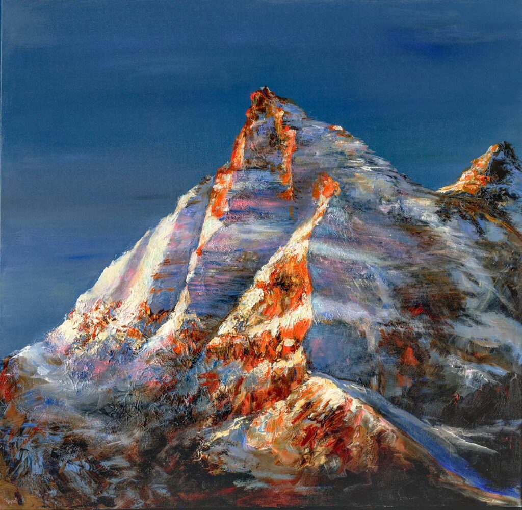 Dent du Midi
Oil on canvas. 100 x 100cm
Daniel Raynott © All rights reserved.