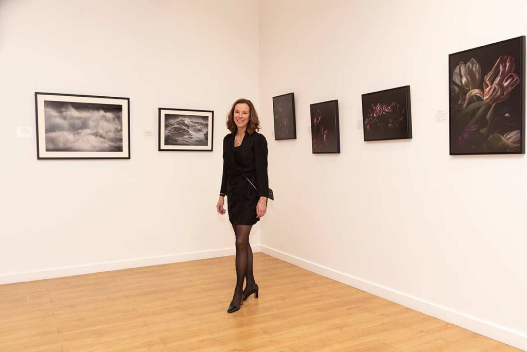 Mieke Douglas at her exhibition "STILL"© All rights reserved.