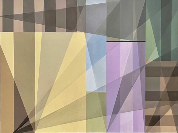Metropolis. 2024 Oil on Panel 91.44 x 121.92 cm Allan Gorman © All rights reserved.