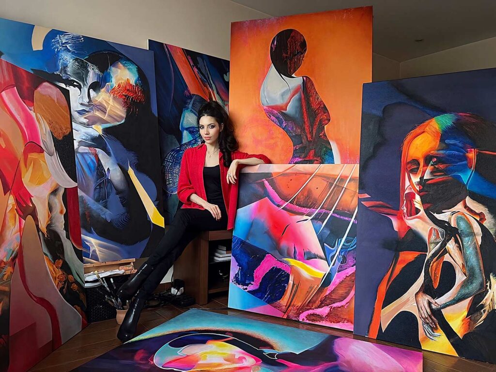 Bianca Paraschiv at the studio with the Color Series.
© All rights reserved.