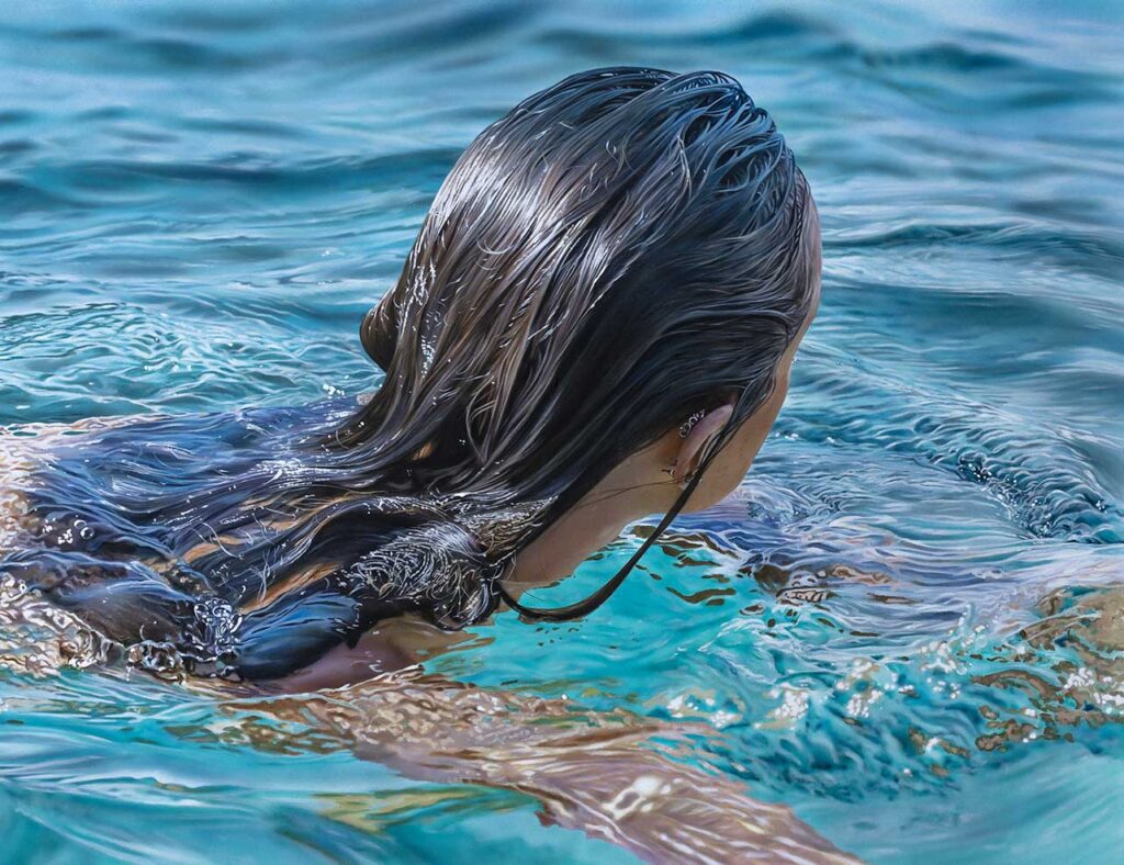 Wet Hair #2
Acrylic and oil on canvas. 50 x 65 cm
Johannes Wessmark © All rights reserved.