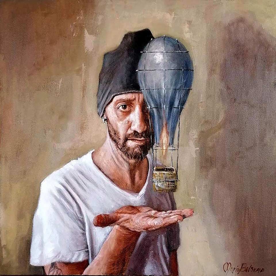 “Slow Flight”
Oil on Linen, 60x60cm (2020)
Mario Balsamo © All rights reserved.