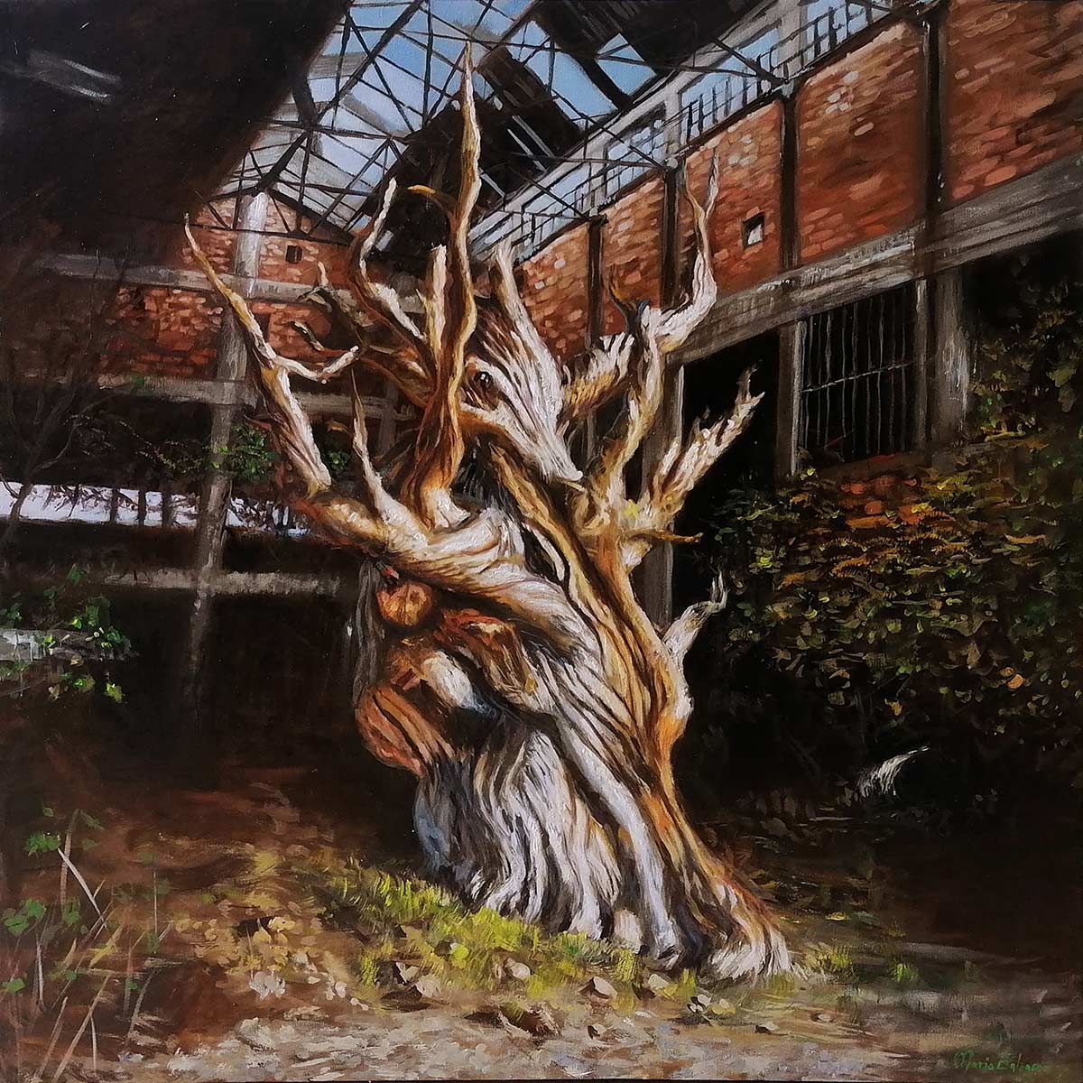 “The Impossible Landscape No.1”
Oil on Linen, 100x100cm (2020)
Mario Balsamo © All rights reserved.