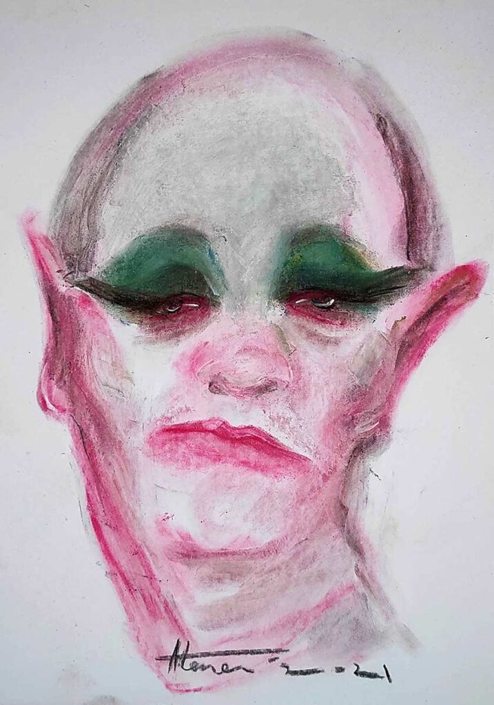 The 'swelling' collection
Pastel. 20 x 30 cm. 2021
Athena Motamedi © All rights reserved.