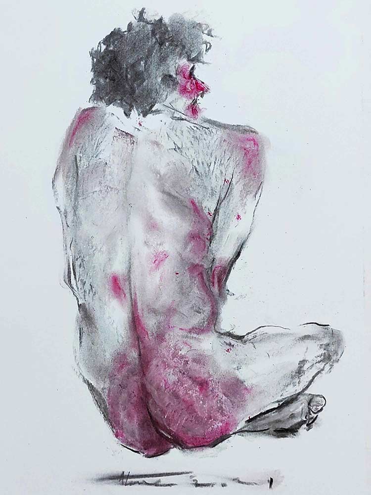 Of the 'swelling' collection
Pastel. 30 x 40 cm. 2021
Athena Motamedi © All rights reserved.