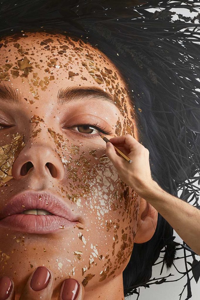 Golden mask XI, 
(Detail)
Oil on canvas. 170 x 130cm 
Sergey Piskunov © All rights reserved. 