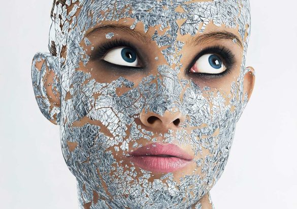 Silver mask, 2024 (Detail) Oil on canvas. 120x160cm Sergey Piskunov © All rights reserved.