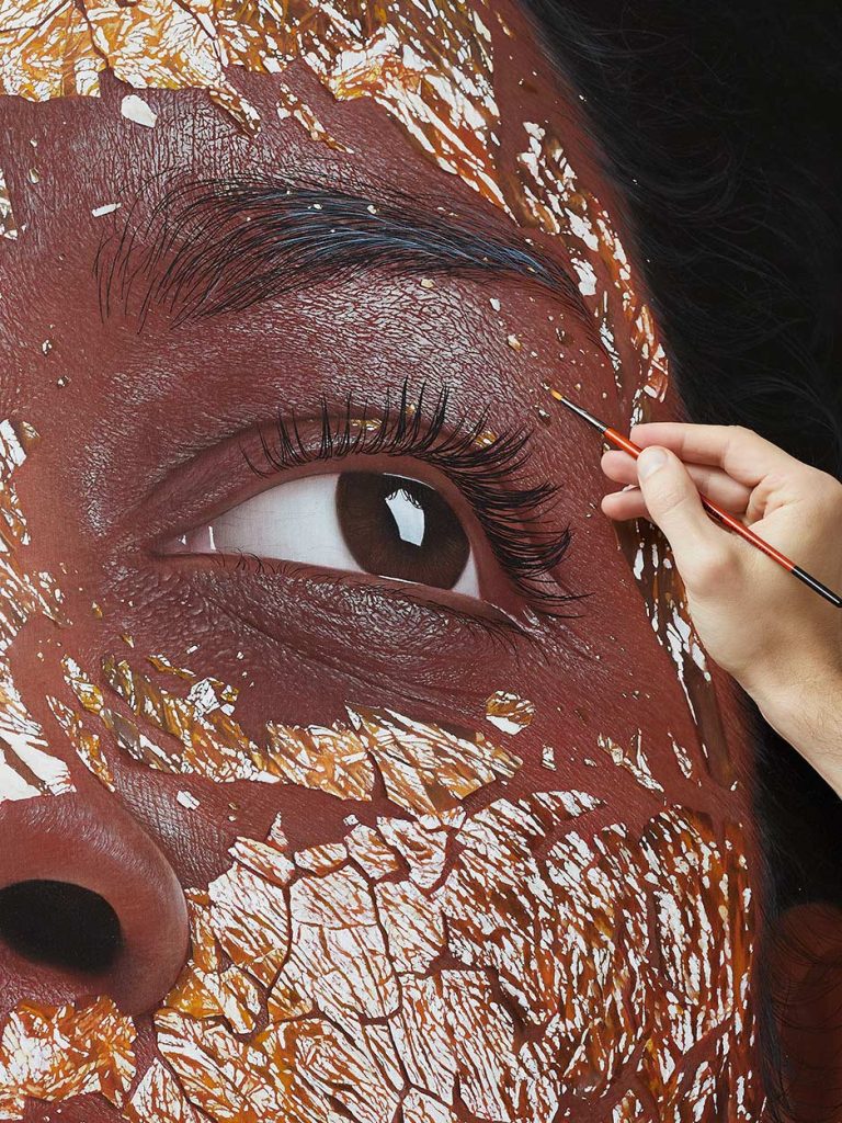 Golden mask 6, 2023 (Detail)
Oil on canvas. 120x160cm
Sergey Piskunov © 
All rights reserved. 