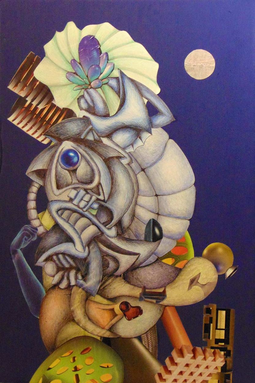Birthday Boy, 2020
Color pencil on paper/collage. 20x30 inches
Simon Berson © 
All rights reserved.
