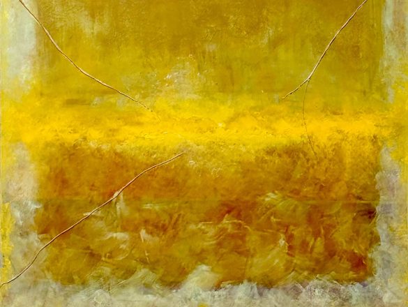 Warriors I, (Detail) Acrylic on Canvas, 91 x 122cm, 2025. Rajul Shah © All rights reserved