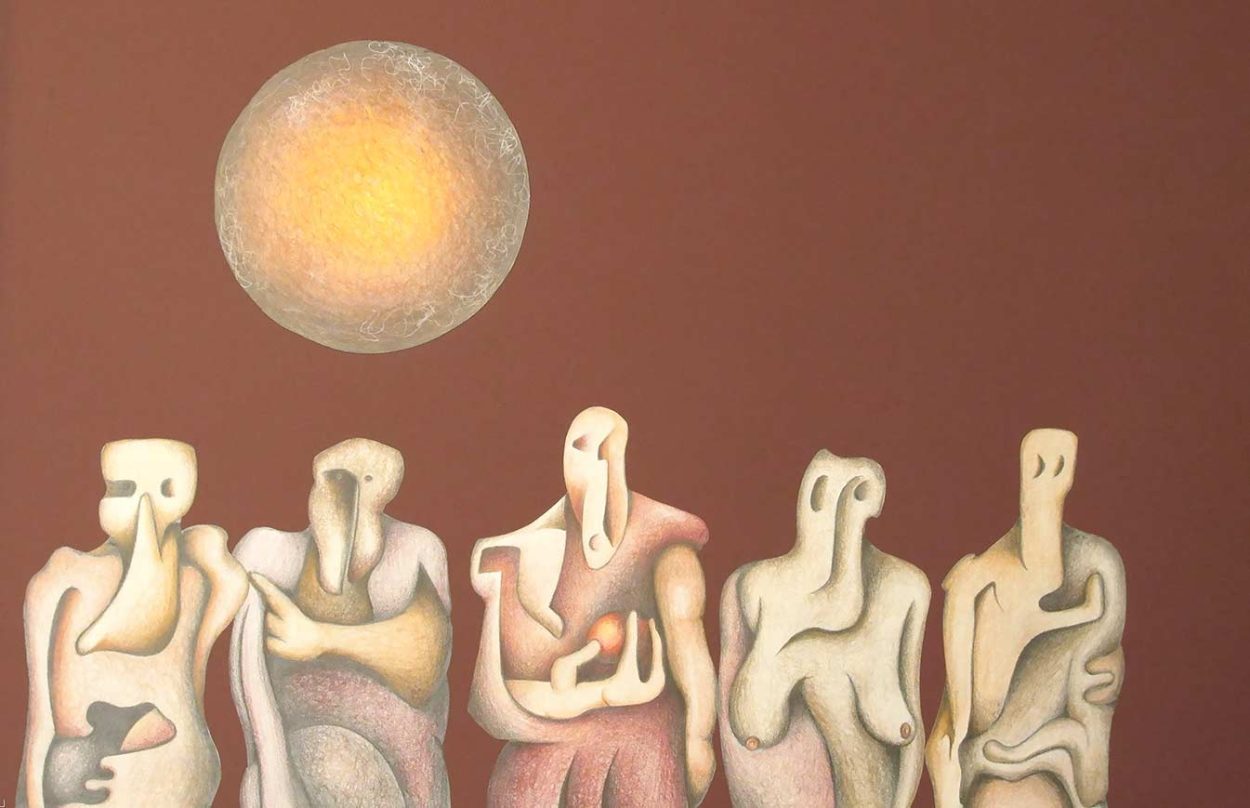 Immigrants 2025
Color pencil on paper/collage.
24 x 36 inches
Simon Berson © 
All rights reserved. 