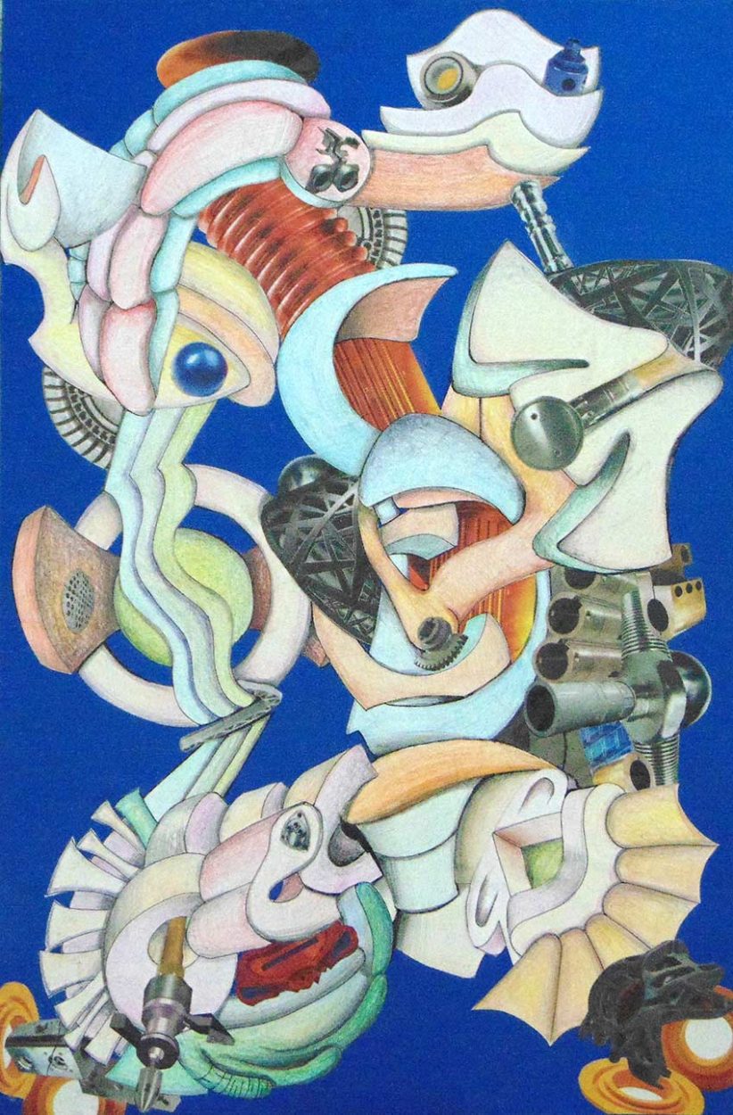 This is not That, 2021
Color pencil on paper/collage.
20x30 inches
Simon Berson ©
 All rights reserved. 