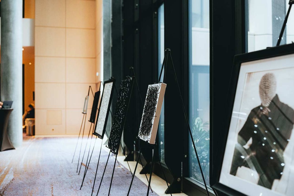 Exhibition view, “Les Connectés” • One Monte-Carlo, Monaco