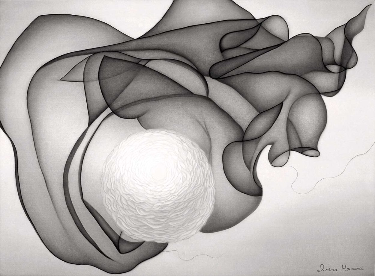 Soul Purpose.
2021
Oil on canvas, 76 x 102 x 4 cm,
Irina Howard © All rights reserved.