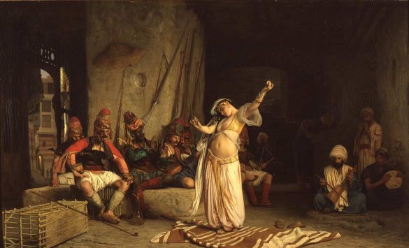 Jean-Léon Gérôme (French, Vesoul 1824–1904 Paris) Dance of the Almeh ca. 1863 Oil on wood Dayton Art Institute, Gift of Mr. Robert Badenhop (1951.15) Image: Dayton Art Institute