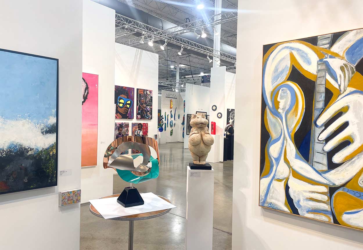 Exhibition View. Spectrum Miami & Red Dot Miami © Redwood Art Group