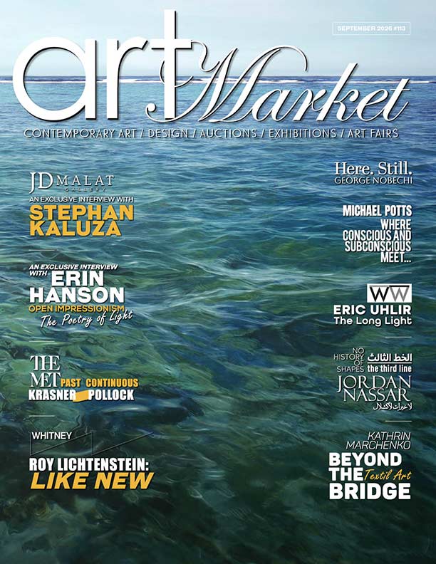 Art Market 113 September 2026. On the cover: Transit 271 , 2025 Oil on Canvas. Stephan Kaluza © All rights reserved. See The Exclusive Interview On Page 08